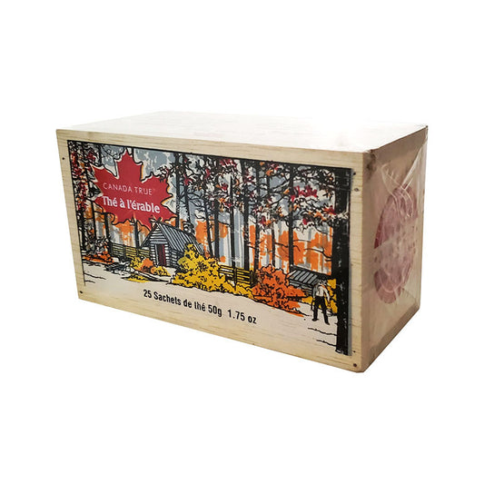 Maple Tea Wooden Box - 25 teabags