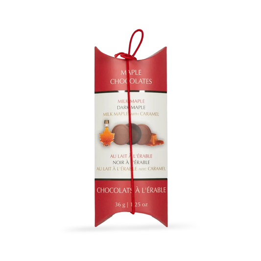 Assorted Maple Chocolates Tall Pillow Box