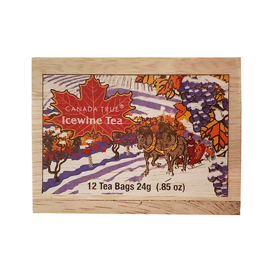 Icewine Tea Wooden Box - 12 teabags