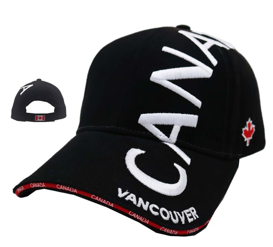 Vancouver Letter Brim Black Cap